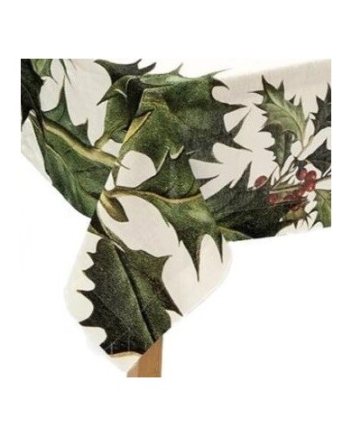 Tovaglia Natalizia fantasia agrifoglio