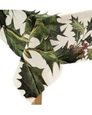 Tovaglia Natalizia fantasia agrifoglio